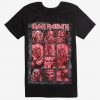 Iron Maiden Box of face T shirt SR31