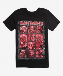 Iron Maiden Box of face T shirt SR31