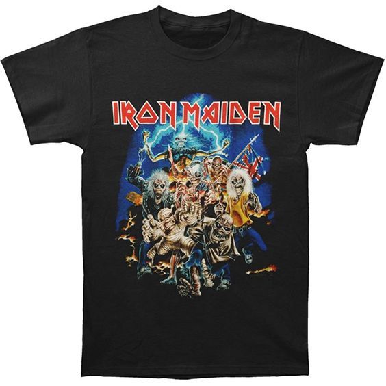 Iron Maiden Print T shirt SR31