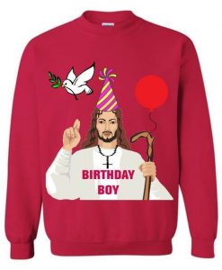Jesus Birthday Christmas Sweatshirt AZ