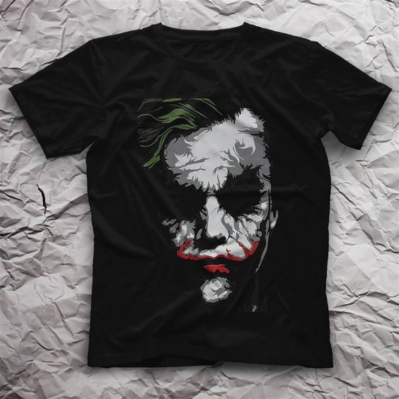 Joker Black Unisex T-Shirt AV01