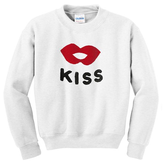 Kiss red lips-Sweatshirt FD01