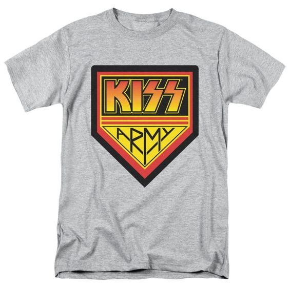 Kiss shirt rock band army T-Shirt DAN