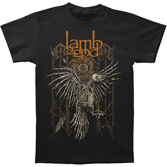 Lamb of God Men's Crow T-Shirt DAN