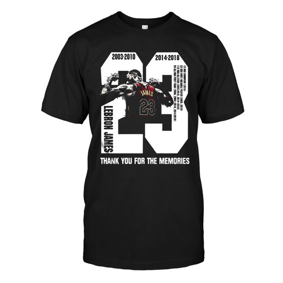 Lebron James Thank You T-Shirt EL01