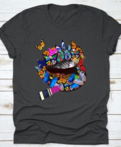 Lips Butterfly Kisses T-Shirt FD01