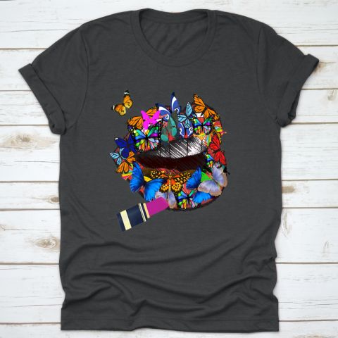 Lips Butterfly Kisses T-Shirt FD01
