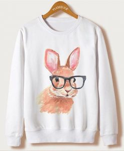 Lovely Geeky Rabbit Sweatshirt FD01