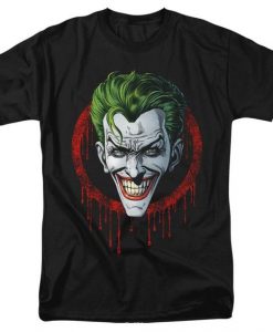 MEN S BATMAN JOKER DRIP TEE T-Shirt AV01