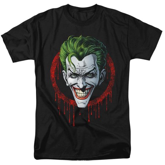 MEN S BATMAN JOKER DRIP TEE T-Shirt AV01