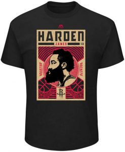 Majestic Men's James Harden Houston Rockets Greatest Impact T-Shirt DAN