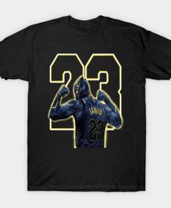 Marvel's Black Lebron James Mash Up T-Shirt EL01