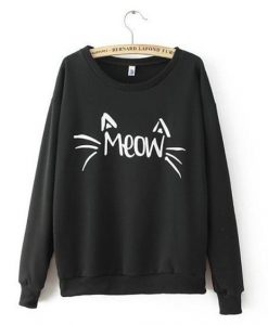 Meow Cat Sweatshirt FD