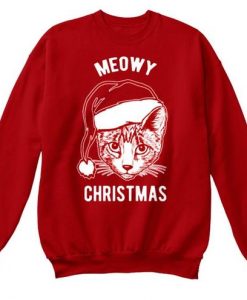 Meowy Christmas Sweatshirt SR01