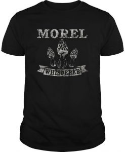 Morel Mushroom Whisperer Funny Distressed T Shirt DAN