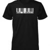Piano Keys Music T-shirt AI01