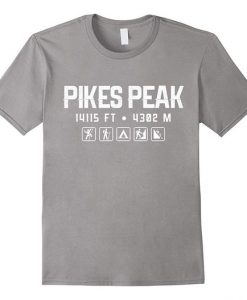 Pikes Peak Colorado Mountain 14er Shirt DAN