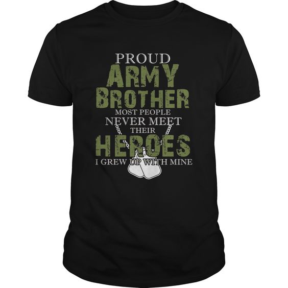 Proud Army Brother T Shirt T Shirt DAN