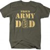 Proud Army Dad Dog Tags T-Shirt DAN