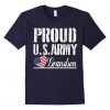 Proud US Army Grandson T-shirt DAN