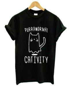 Purranormal Cativity Cat T-shirt FD