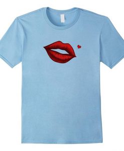 Red Kissing Lips Tshirt FD01