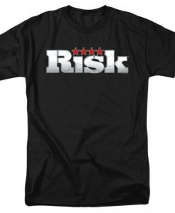 Risk Game Logo Black Shirts DAN