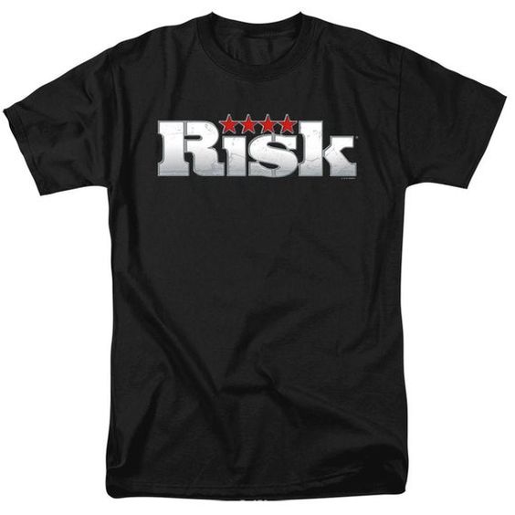 Risk Game Logo Black Shirts DAN
