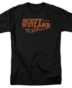 Scott Weiland Shirt Logo Black T-Shirt DAN