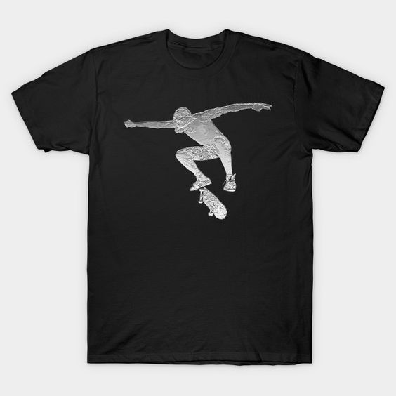 Skateboarder TeePublic T-Shirt DAN
