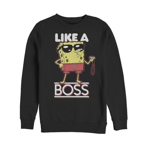 Spongebob Like a Boss Sweatshirt FD01