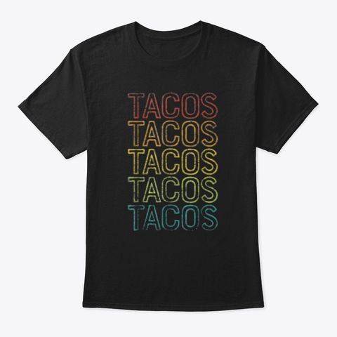 Taco Men Women Retro Tacos Vintage T-Shirt DAN