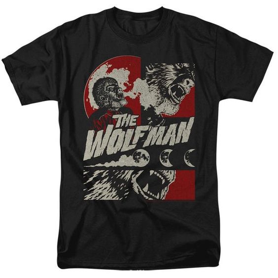 The Wolf Man Wolfbane Blooms Black Shirts DAN