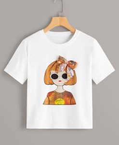 Tie Front Figure T-Shirt DAN