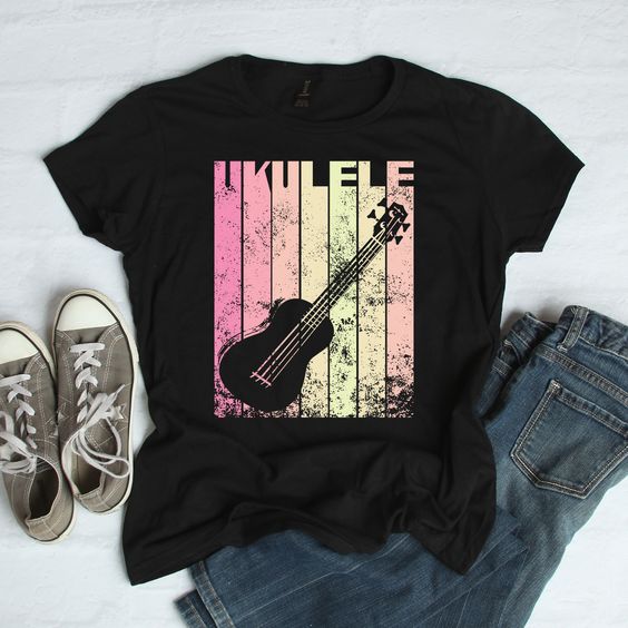Ukulele Women's Short T-Shirt VL01