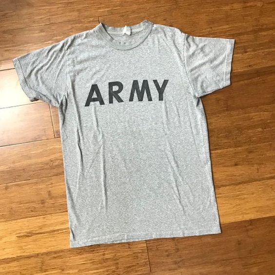 Vintage Super Soft Thin Army T-Shirt DAN
