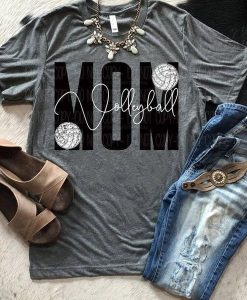 Volleyball Mom Triblend T-Shirt DAN