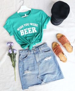 Wish You Were Beer T-Shirt EM01
