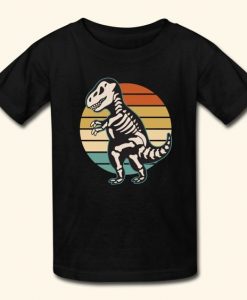 dinosaur skeleton bones T-Shirt EL01