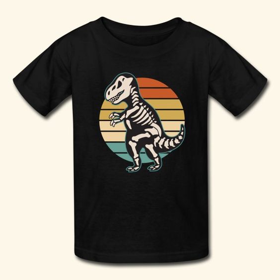 dinosaur skeleton bones T-Shirt EL01