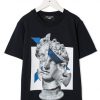 marble bust print T-shirt ER01