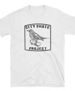 strange bird skateboarding T-Shirt DAN
