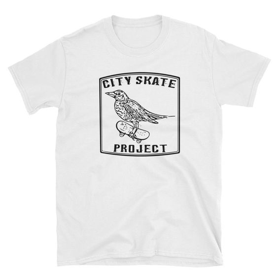 strange bird skateboarding T-Shirt DAN