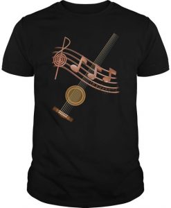 unplugged Acoustic Guitar T-shirt AI01