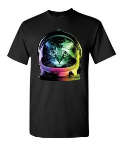 Astronaut Kitten Neone Shirt FD1N