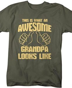 Awesome Grandpa T Shirt N19RS