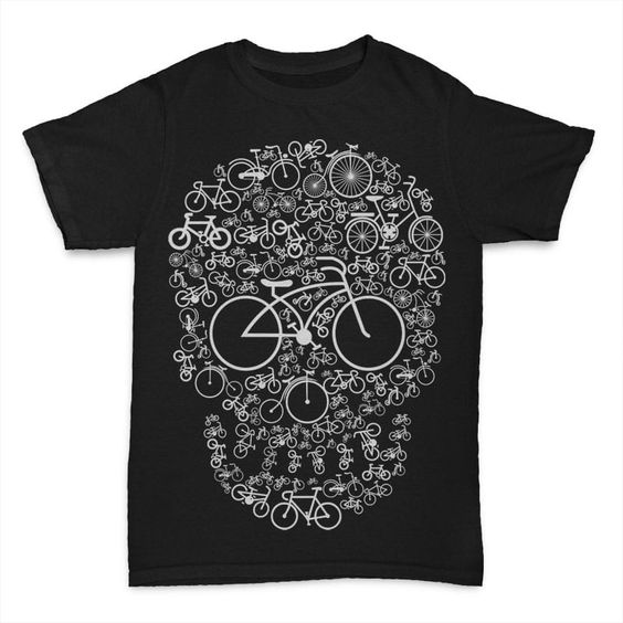 Bicycle Skull Tshirt N13EL