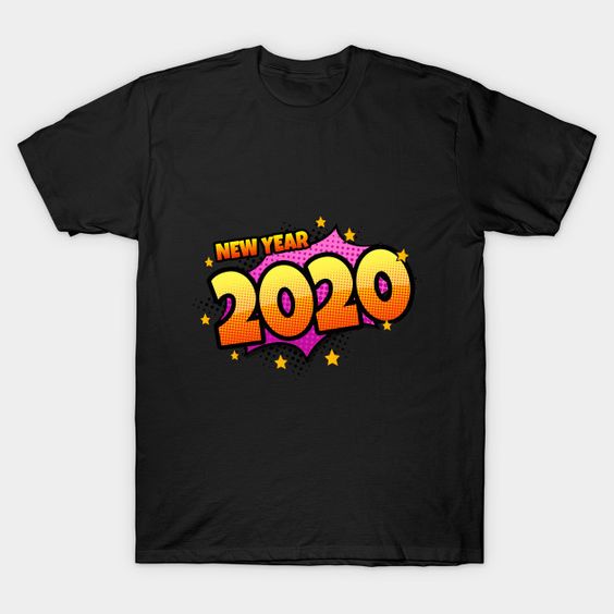 Black New Year 2020 T-Shirt VL6N