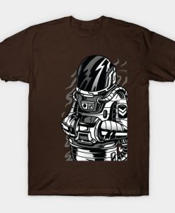 Black and White Astronaut T-shirt FD6N