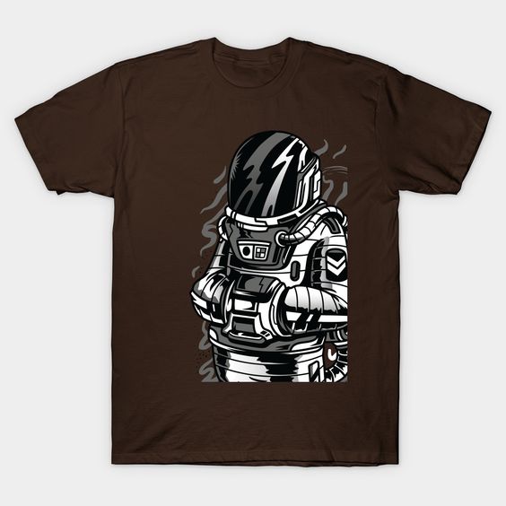 Black and White Astronaut T-shirt FD6N